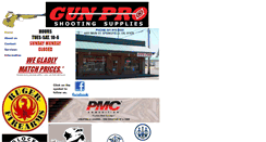Desktop Screenshot of gunproshootingsupplies.com